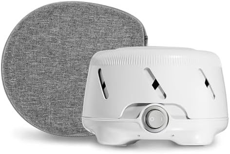 Yogasleep Dohm Uno Sound Machine & Travel Case, Real Fan Inside for Non-Looping White Noise, Home & Office Privacy, Sleep Therapy for Adults & Baby, 2 Piece Set by Yogasleep