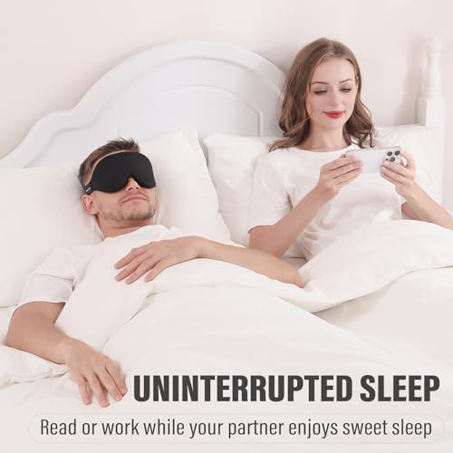 YIVIEW Sleep Mask for Side Sleeper, Light Blocking Zero Pressure Blindfold - Image 7