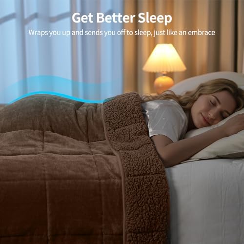 Uttermara Weighted Blankets for Adults Queen Size, 15lbs 60x80 inches - Image 3