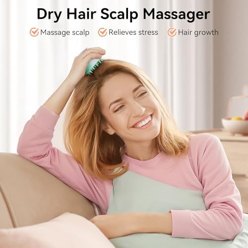HEETA Scalp Massager Hair Growth Scrubber for Dandruff Removal Hair Care - Image 3