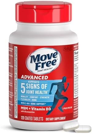 Move Free Advanced Glucosamine Chondroitin MSM + Vitamin D3-120 ct by MoveFree