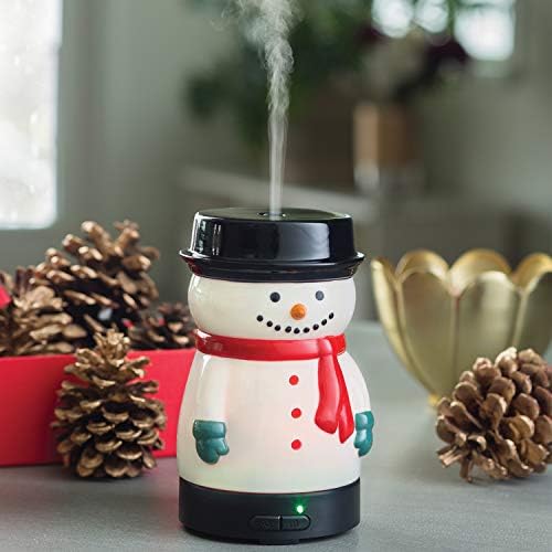 Airome Snowman Medium Essential Oil Diffuser|100 mL Humidifying Ultrasonic Aromatherapy Diffuser 8 Colorful LED Lights, Intermittent & Continual Mist, Auto Shut-Off - Image 3