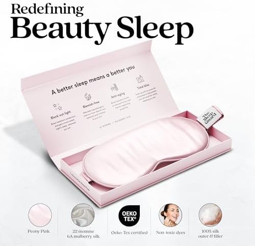 TheSleepGuard Pure Silk Sleep Mask [100% 6A Mulberry Silk, 22 Momme] Light Blocking Travel Essentials. Eye Masks for Sleeping. Black Oeko-Tex Blindfold. Eye Covers for Men & Women - Image 2