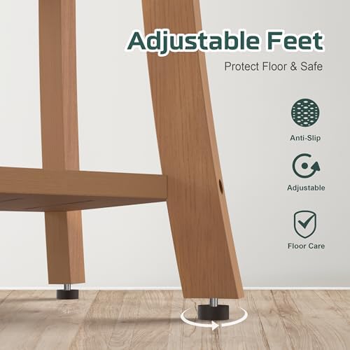 Waterproof HIPS Shower Bench for Inside Shower, Shower Stool, Brown - Image 6