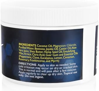 MagneSport Topical Magnesium Balm for Athletic Recovery - 8oz Jar - Image 2