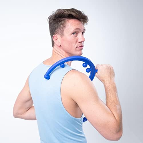 Body Back Buddy Classic Back Massager & Neck Massager for Pain Relief, Blue - Image 6