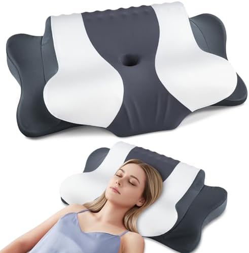 DONAMA Cervical Pillow for Neck Pain, Ergonomic Memory Foam Contour Pillow by DONAMA