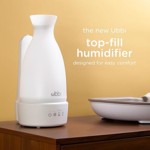 Ubbi Ultrasonic Humidifier, Easy Top-Fill Design - Image 2
