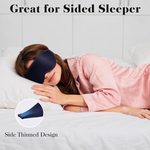 Fygrip 3D Eye Mask Sleep Mask for Men & Women, Blue - Image 6