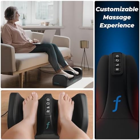 REATHLETE FOOTTOPIA Foot Massager Machine with Heat | Foot and Calf Massager | Ultimate Feet Massager for Pain Relief and Circulation Boost | Deep Tissue Massager - Image 3