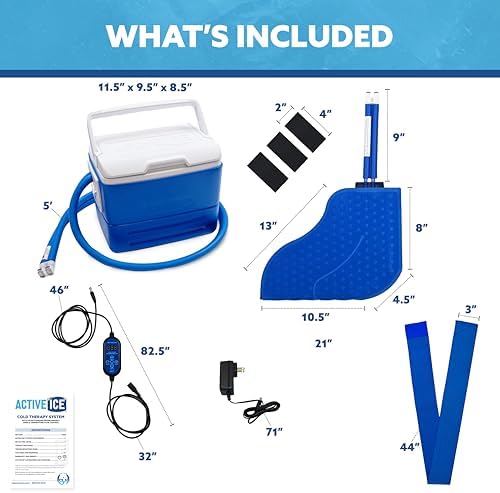 Polar Active Ice 3.0 Cold Therapy Ice Machine System with Programmable Timer, Foot Therapy Compression Pad, Lightweight 9 Quart Cooler, Quiet Pump, Strong Cryotherapy Pain Relief Treatment - Image 2