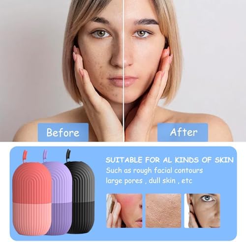3 Pack Ice Roller for Face Eyes Women Facial Depuffer,Ice Pack - Image 7