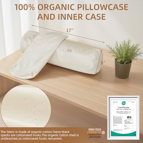 Adjustable Buckwheat Neck Pillow - Cervical Roll to Relieve Tension - Image 4
