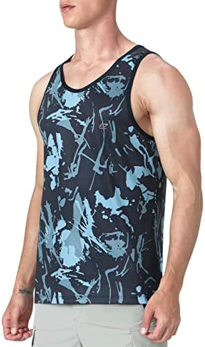 EZRUN Men's Quick Dry Workout Tank Top UPF 50+ Sweat-Wicking Gym Shirt - Image 2