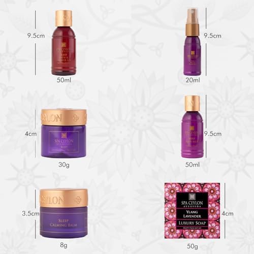 Spa Ceylon SLEEP HOME SPA SET | Body Care Set & Mini Travel Bag | Organic Self-Care Set | Vegan | Holiday Gift Set - Image 5