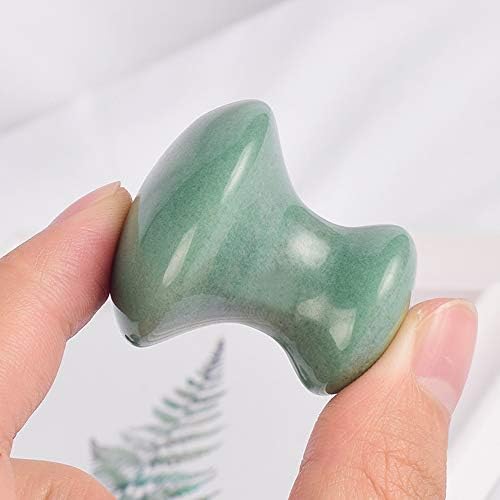 Jade Gua Sha Massage Tools Facial Tool Natural Green Gua Sha Anti Aging Facial Skin SPA for Rejuvenate Skin Anti-wrinkle Anti Aging - Image 2