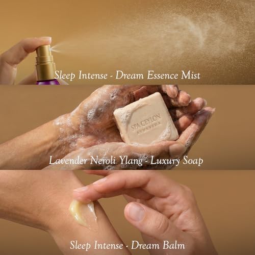 SPA CEYLON Sleep Intense Home Spa Set for Deep Restful Sleep | Ayurveda | Relaxation | Tranquility | Body Gifts Set for Mothers day gifting - Image 5