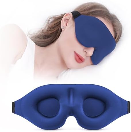 YIVIEW Sleep Mask for Side Sleeper, Light Blocking Zero Pressure Blindfold by YIVIEW