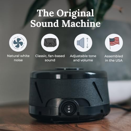 Yogasleep Dohm Classic (Black) The Original White Noise Machine, Soothing Natural Sound from a Real Fan, Noise Cancelling for Office Privacy, Travel & Meditation, Sleep Therapy for Adults & Baby - Image 2
