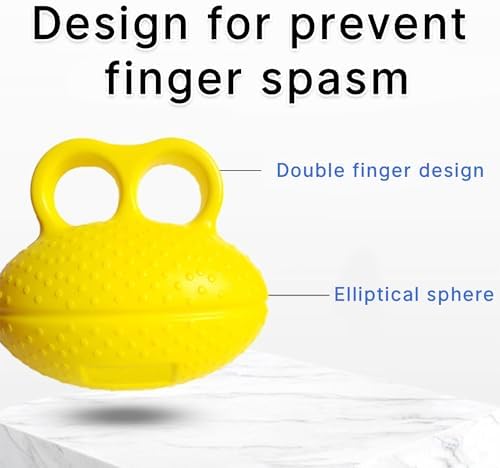 Hand Grip Strengthener for Seniors,Hand Exercise Ball for Patient Recovery Elderly Stroke Arthritis Physical Therapy Anxiety Stress Relief Pressure Squeeze for Yoga Muscles Massage - Image 4