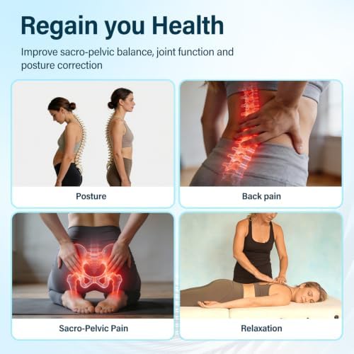 Pelvic Sacral SOT Blocks 2pcs, Chiropractic Wedge Blocks for Sacral & Pelvic Support, Dejarnette Style Chiropractor SOT Blocks Physical Therapy Wedges for HIPS - Image 7