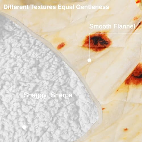 Aemicion Burrito Weighted Blanket for Adults,15lbs 48x72in,Soft Sherpa Washable Weighted Blanket Twin Size,Cozy Fleece Throw Blanket Weighted as Birthday Gifts for Women Men Mon Adults - Image 2
