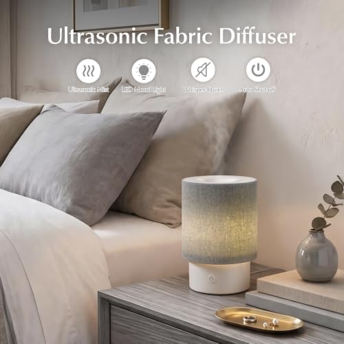 ARVIDSSON Essential Oil Diffuser with Fabric Cover and Night Lamp - Image 2