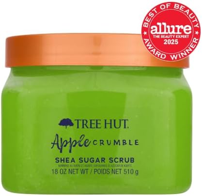 Tree Hut Apple Crumble Body Scrub, Exfoliating Sugar Scrub, Vegan, 18 Oz - Image 2