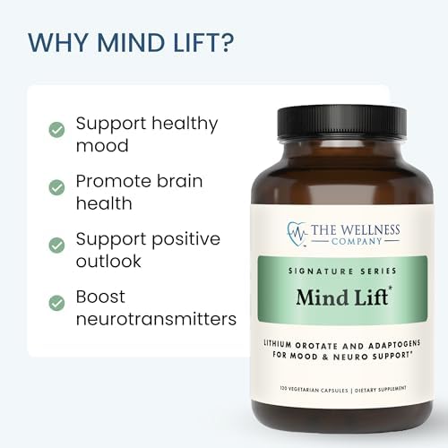 Mind Lift – Lithium, Ashwagandha, DHA & GABA for Mood & Stress, 60ct - Image 5