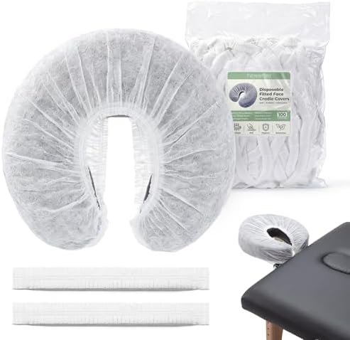 100PCS Disposable Face Cradle Covers, Face Rest Covers for Massage Table - Image 7