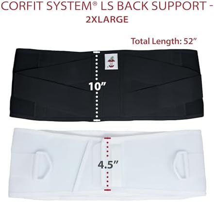 CorFit Back Brace for Lower Back Pain Relief & Lumbar Support Belt, WH, 2XL - Image 6