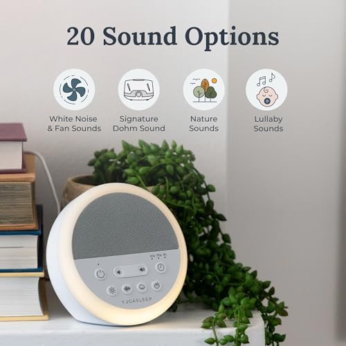 Yogasleep Nod White Noise Sound Machine, With Soft Night Light & Sleep Timer, 20 Sound Options Including Lullabies, Nature & Pink Noise, Sleep Aid For Baby & Adults, Noise Canceling For Office Privacy - Image 3