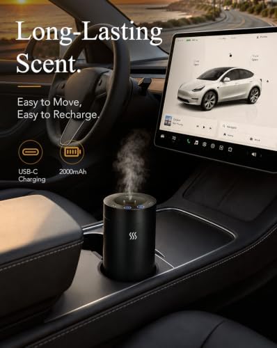 Waterless Essential Oil Diffuser with 3 Fragrance Oils Battery Operated - Image 7