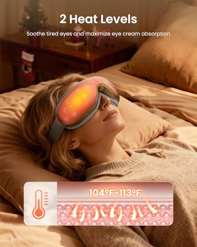 RENPHO Eyeris 1 Eye Massager with Heat, Heated Massage Eye Mask - Image 4