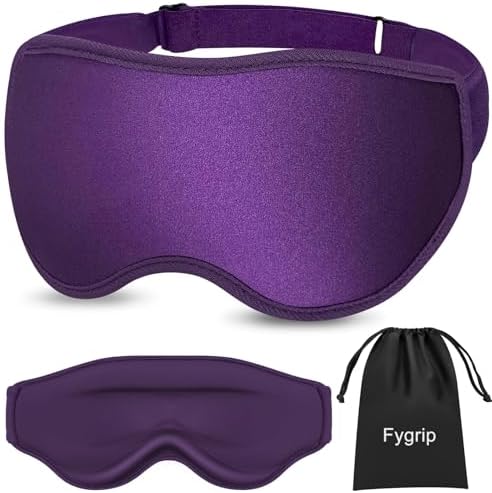 Fygrip 3D Eye Mask Sleep Mask for Men & Women, Purple by Fygrip