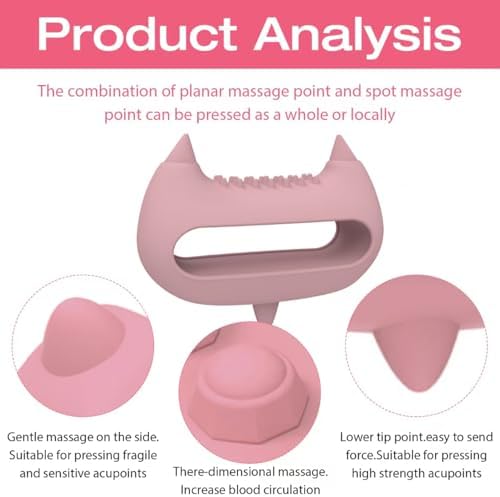 Relief Head & Body Acupressure Massager - Flexible Silicon Tool for Headache, Neck, Shoulder, Leg Pain, Muscle Fatigue & Circulation Boost - Post-Workout Recovery & Full-Body Massage (Blue) - Image 3