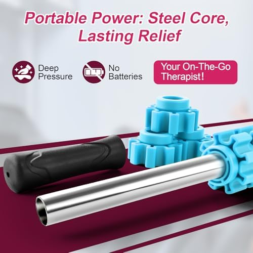 ZanLLW Massage Roller, Muscle Roller Stick, Therapy Roller Stick for Legs, Calf, Thigh, Lipo Roller for Relief Muscles, Deep Tissue Massage Rolling Pin for Trigger Points, Help Sore Muscle Recovery - Image 4