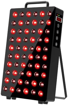 Red Light Therapy Panel - 660nm Red & 850nm Near Infrared Light - High Irradiance LED Device for Body, Face, Skin Vitality, Muscle Recovery & Joint Comfort - Professional Home Wellness by Zarbaha