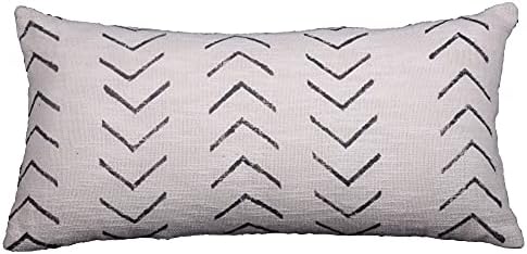 Trade Star Decorative Modern Luxurious 12X24 Rectangular Pillow Cover 100% Cotton Throw Pillow Cover Cushion Case for Home Decor (Ivory Phoenix) by TradeStar