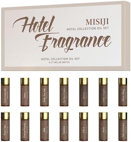 Hotel Diffuser Oil Set,Hotel Scent Essential Oils for Diffuser for Home,Luxury Fragrance Oil for Aromatherapy,14 x 5 ML by MISIJIEssentialOilsOverall