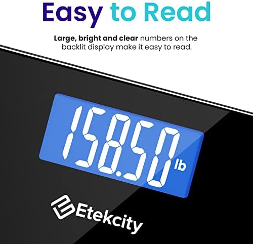 Etekcity Bathroom Scale for Body Weight, Digital, Highly Accurate, 400 lbs - Image 3