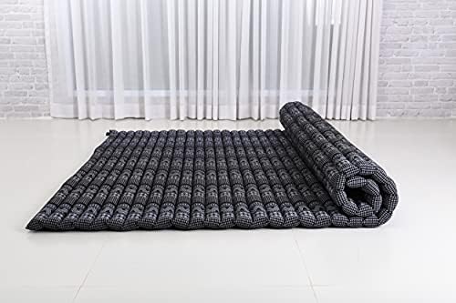 Leewadee Extra Wide Thai Roll Mat 75 x 57 inches Kapok Firm - Image 3