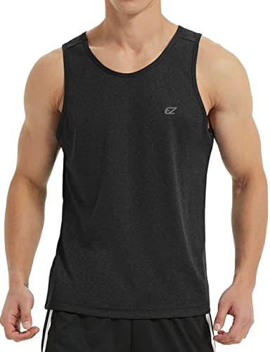 EZRUN Men's Quick Dry Workout Tank Top UPF 50+ Sweat-Wicking Gym Shirt by EZRUNSPORT
