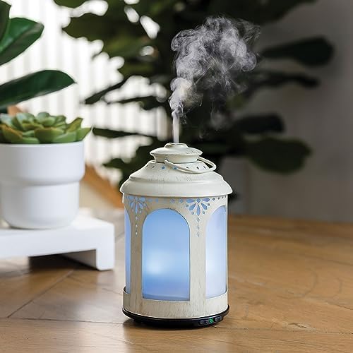 Airome Chelsea Medium Cut-Metal Essential Oil Diffuser|100 mL Humidifying Ultrasonic Aromatherapy Diffuser 8 Colorful LED Lights, Intermittent & Continual Mist, Auto Shut-Off - Image 4