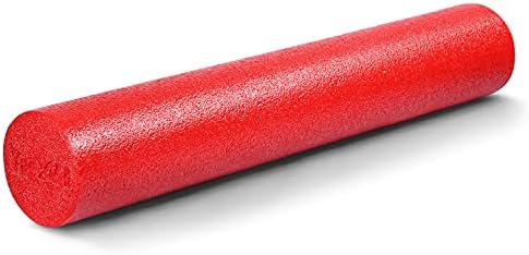 Yes4All Medium Firm Round PE Foam Roller 12, 18, 24, 36 Inches for Pilates, Yoga, Stretching, Balance & Core Exercises by Unknown