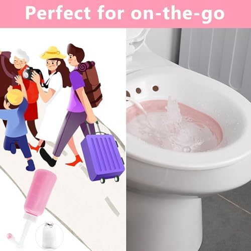 Premium Peri Bottle for Postpartum Care | Upside Down Peri Bottle, Portable Bidet for Perineal Recovery and Cleansing After Birth 12OZ/350ml - Image 4