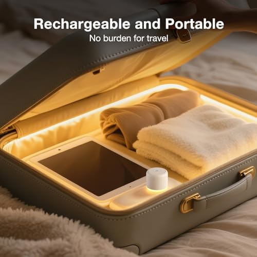 LEICEX Portable Sound Machine,Travel Sound Machine with Light,15 Non-Looping Sound Timer and Memory Play, Mini White Noise Machine for Sleeping Office Privacy Travel Gift - Image 6
