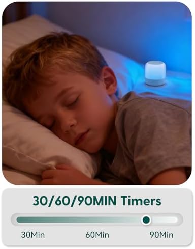 Babelio Pocket Glow White Noise Machine for Travel, 9-Color Light - Image 5