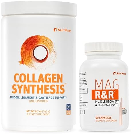 SaltWrap Joint & Muscle Recovery Bundle, Nighttime - Collagen & Mag R&R by SaltWrap