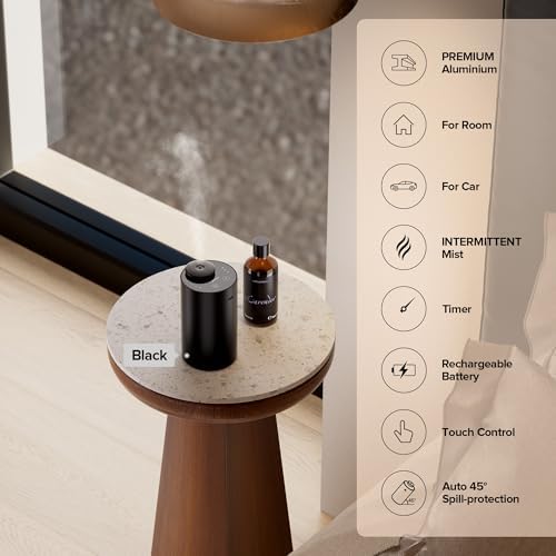 Airversa ANX Waterless Essential Oil Diffuser Starter Kit, Black - Image 2